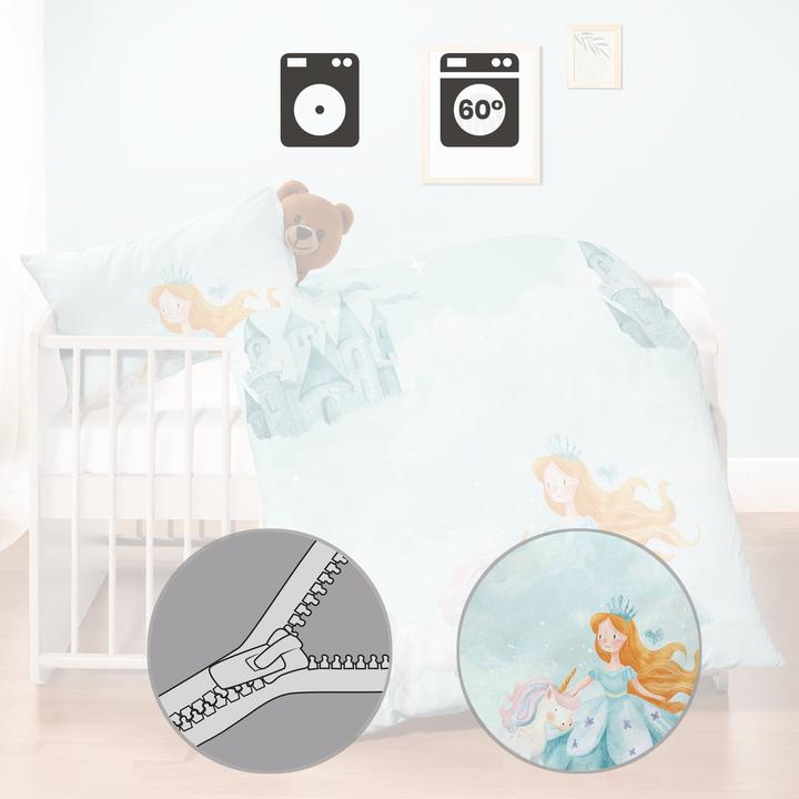 Produktbild Biberna Kinder-Bettwäsche (100 x 135 cm, 40 x 60 cm)