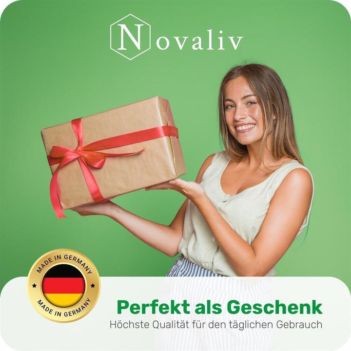 Produktbild Novaliv Brotkasten Plastik mit Deckel 32x20x16,5cm Dose für Brot Brotkasten Kunststoff
