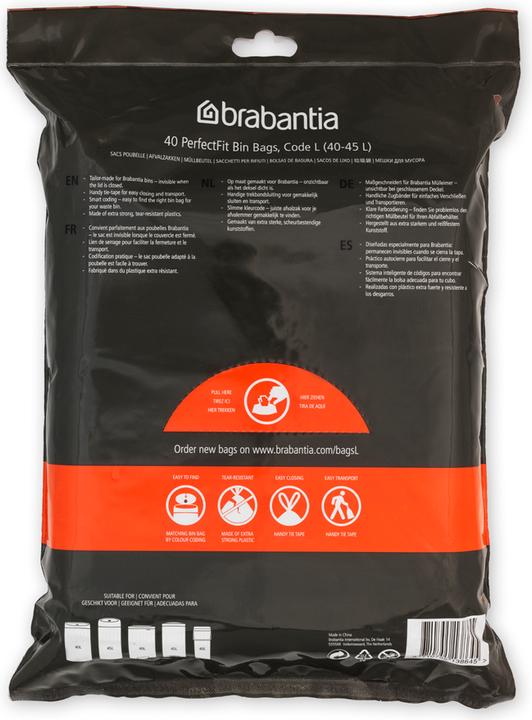 Image du produit Brabantia Sacs PerfectFit (40 x, 45 l)
