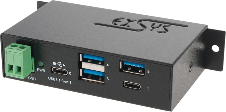 Immagine prodotto Exsys Ex-1195hms, Hub 4x USB 3.0 / 3.1 (USB-C, 4 porte)