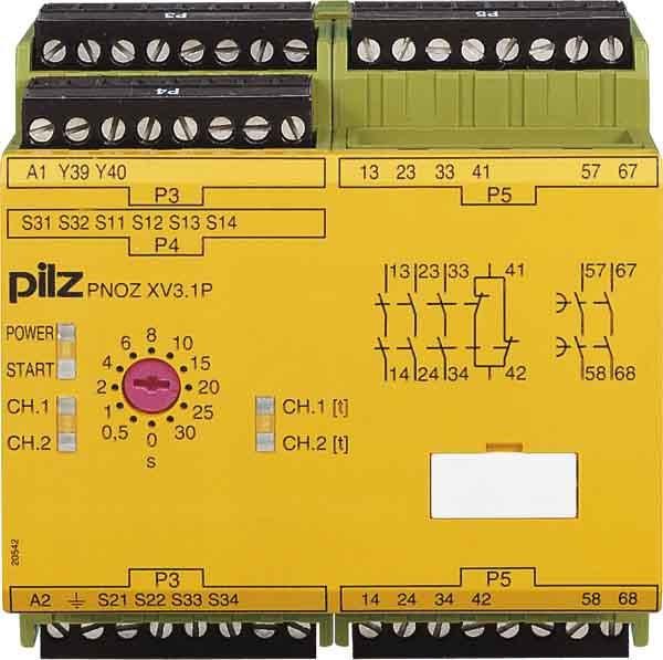 Actual product image Pilz 777530 PNOZ XV3.1P 30/24-240VACDC 3no 1nc 2no t
