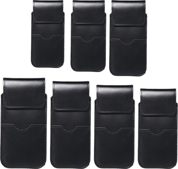 Produktbild OEM Case universal ROYAL - Leather universal flap pocket / black - Size 3XL - HUAWEI MATE 20X (Huawei Mate 20 X)