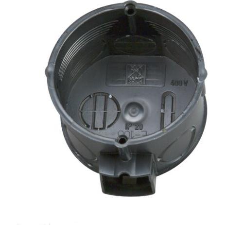 Kopp, Abzweigdose, Gerätedose, Unterputz, Geräteschraubenabstand: 60mm, Tiefe: 45mm, Farbe: schwarz