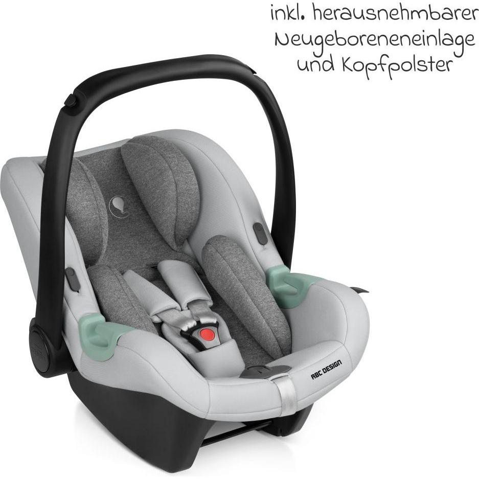 ABC Design, Kindersitz, Babyschale Tulip (Autositz Gruppe 0+ / i-Size) (Babyschale, ECE R129/i-Size Norm)