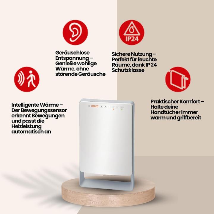 Productafbeelding Steba Badkamer Snelverwarmer BS 1800 Touch (1800 W)