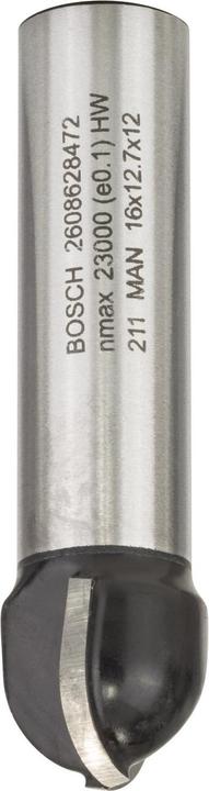 Immagine prodotto Bosch Professional Zubehör Fresa concava, 12 mm, R1 8 mm