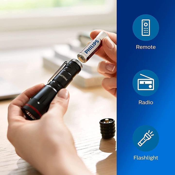 Produktbild Philips Batterie Batterie Power Alkaline AA 16 Stück (16 Stk., AA / LR6 / LR06 / Mignon / R6 / R14505)