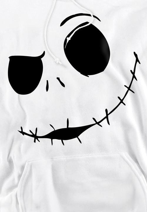 Immagine prodotto The Nightmare Before Christmas Felpa con Cappuccio Jack Viso Uomo (L)