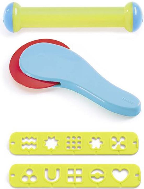 Actual product image Djeco Large kneading set (4 colours, 15 tools)