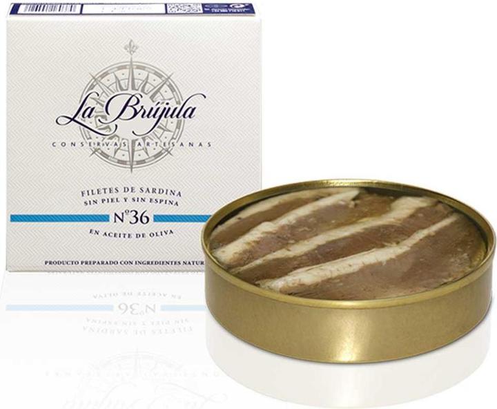 Image du produit La Brújula Filets de sardine sans peau / arêtes No 36 (111 g)