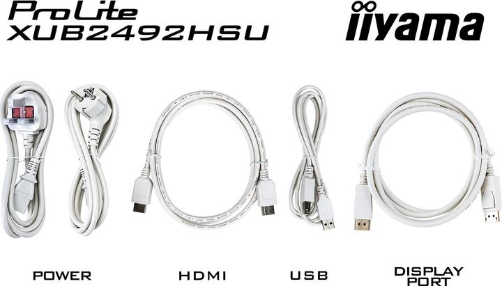 Image du produit iiyama XUB2492HSU-W6/24" FHD Business ETE IPS (1920 x 1080 pixels, 23.80")