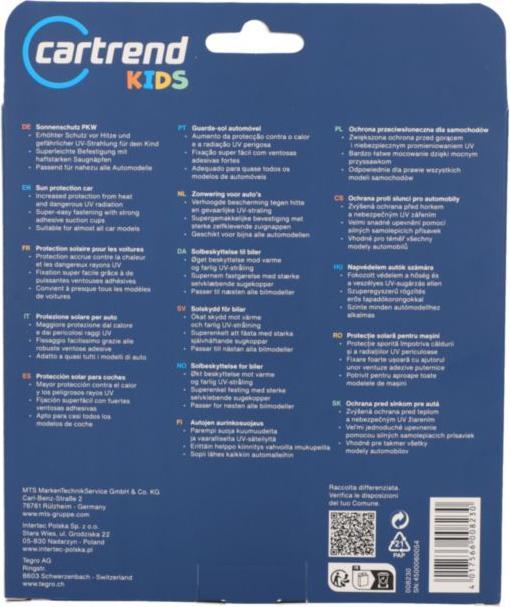Image du produit Cartrend KIDS Sonnenschutz PKW 2x