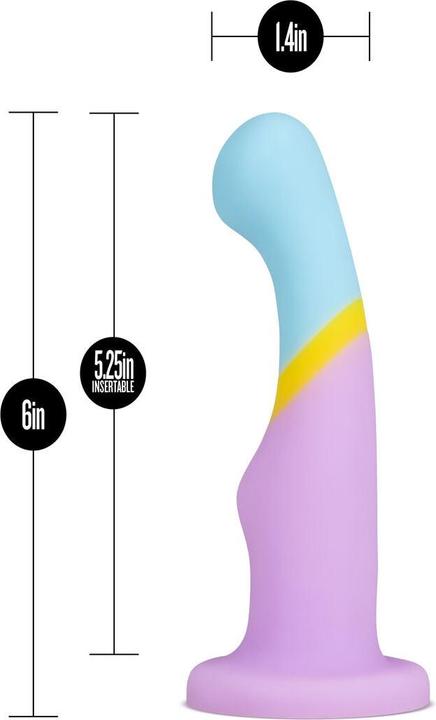 Actual product image Avant â SilikonDildo mit Saugnapf â Heart of Gold