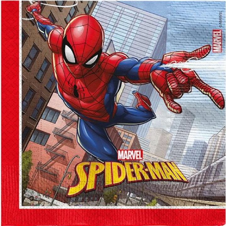 Spiderman Serviettes en papier (20 x, 33 x 33 cm)