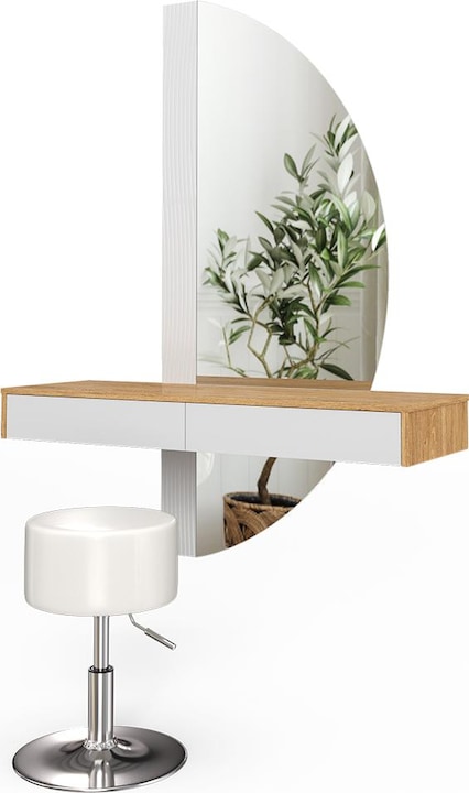 Produktbild Vicco Melisa mit Hocker und Beleuchtung (120 x 40 x 161 cm)