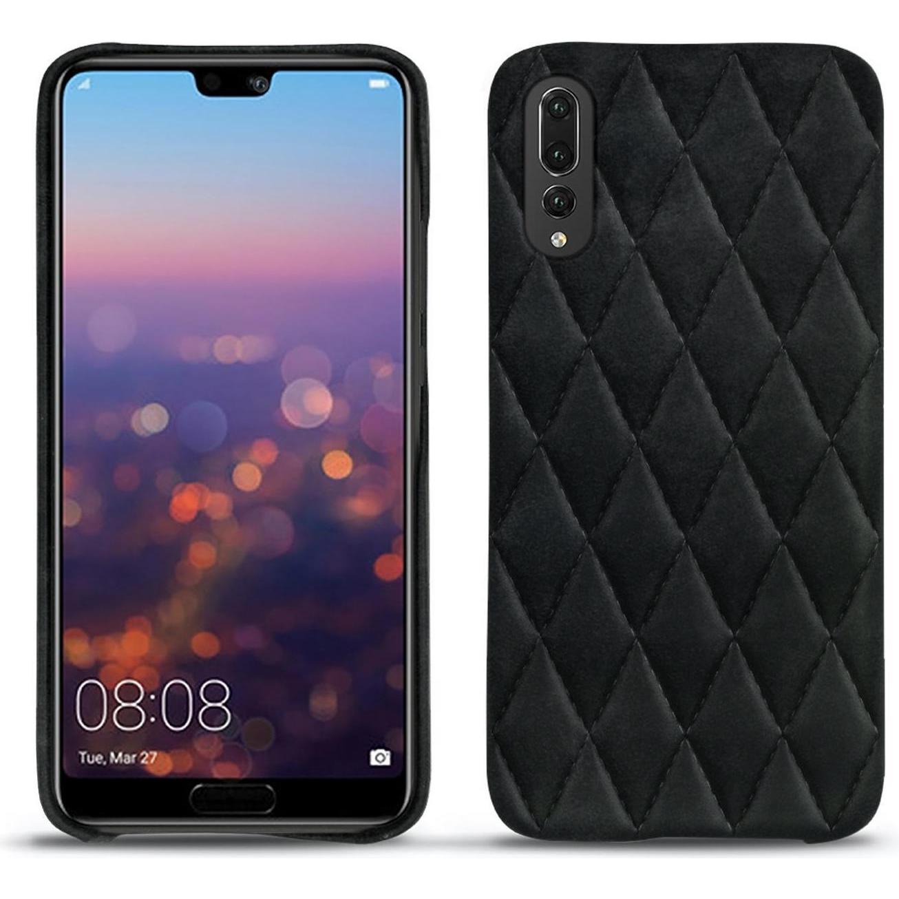 Noreve Lederschutzhülle (Huawei P20 Pro), Smartphone Hülle, Schwarz