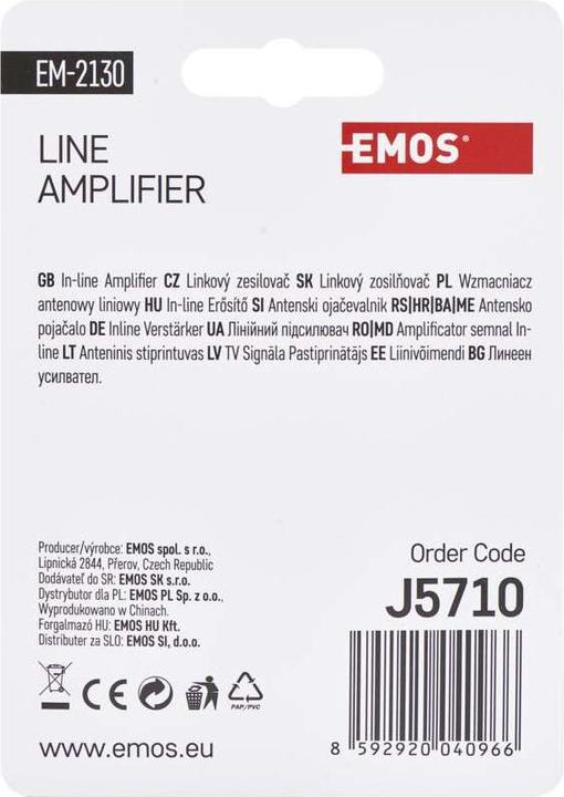 Actual product image Emos J5710 (Amplifier)
