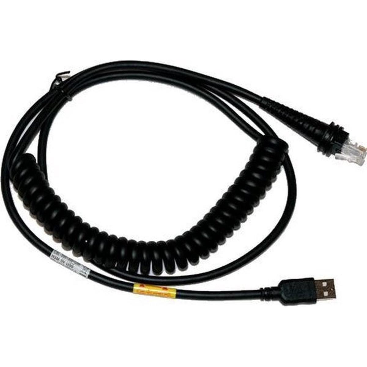 Honeywell Cavo USB, nero, 5 m, a spirale, Accessori lettore codice a barre