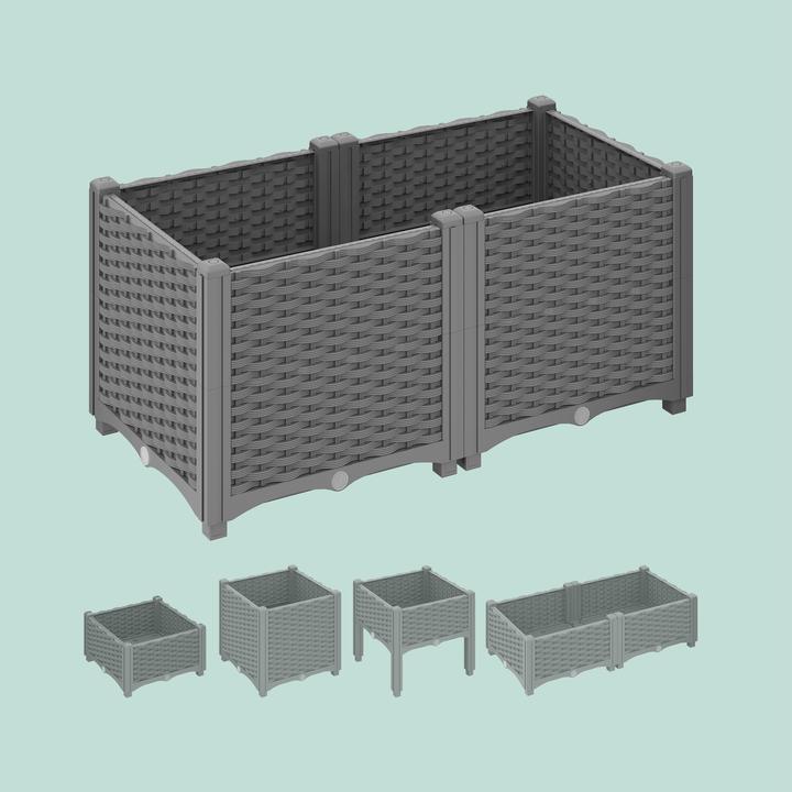 Actual product image Relaxdays Planter