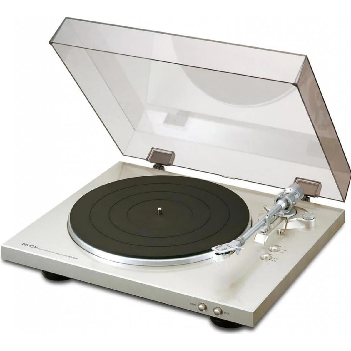 Denon Dp-300f (Vollautomatisch), Plattenspieler, Silber