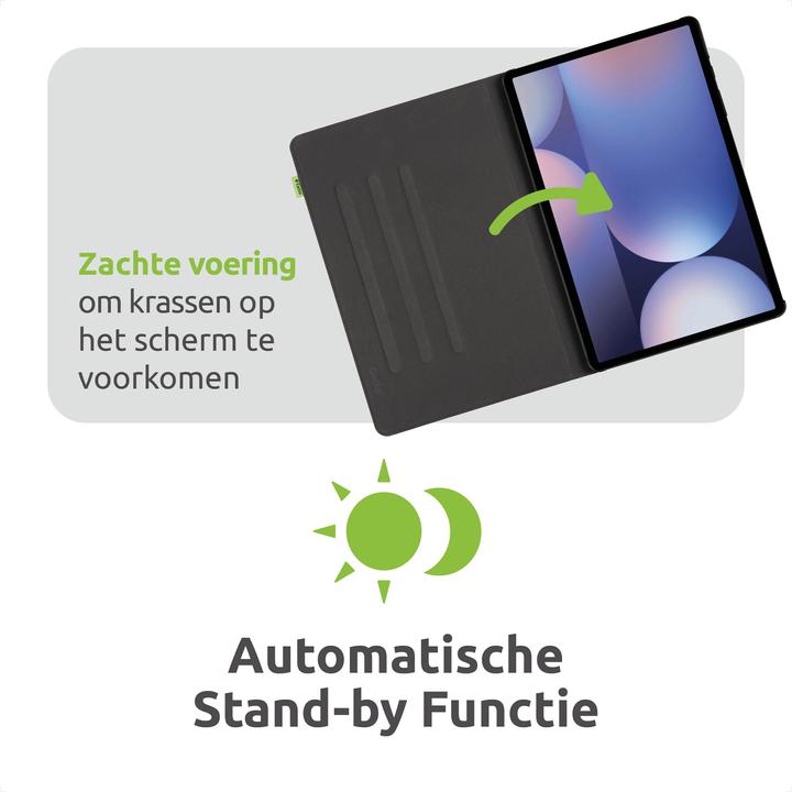 Produktbild Gecko Covers Book-Cover EasyClick Cactus Black (Galaxy Tab S10+)