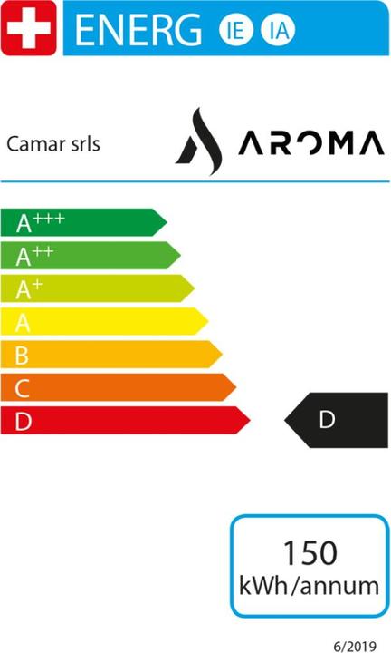 Energy Label Aroma Iconica Anita Swiss Edition