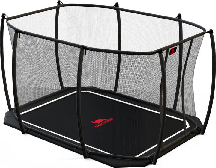 Dino Cars Trampolin Flat Level inkl. Sicherheitsnetz
