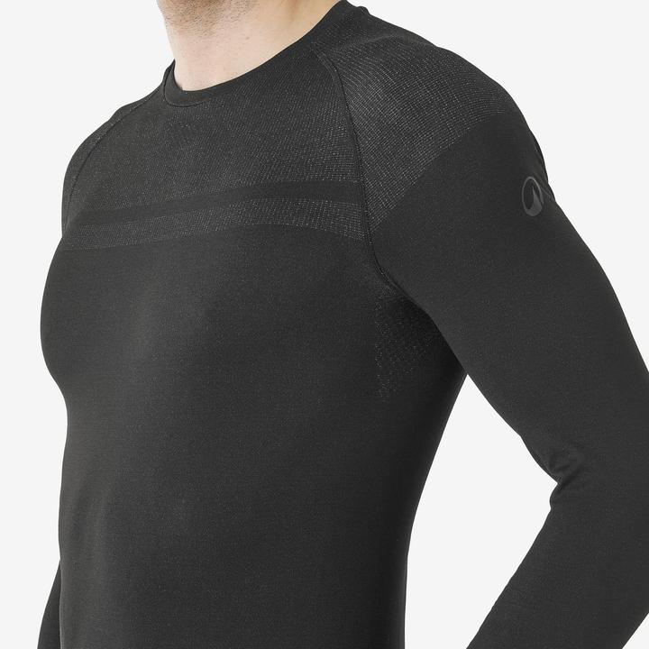 Actual product image Wedze Skiunterhemd Herren warm atmungsaktiv - BL500 seamless grau (XXL)