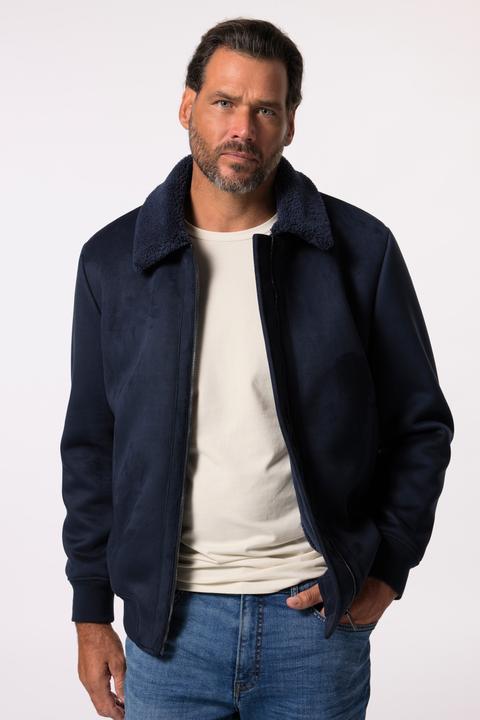 Produktbild JP1880 JP AWARE Bomberjacke, Lederoptik, Teddyfutter, GRS-zertifizierte Materialien, bis 7 XL (7XL)