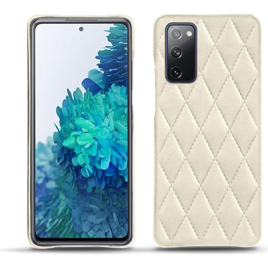 Noreve Lederschutzhülle (Samsung Galaxy S20 FE), Smartphone Hülle, Weiss