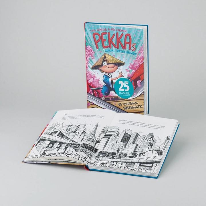 Produktbild Pekkas geheime Aufzeichnungen - Das verschollene Samuraischwert (Deutsch, Anu Stohner, Pasi Pitkänen, Timo Parvela, 2018)