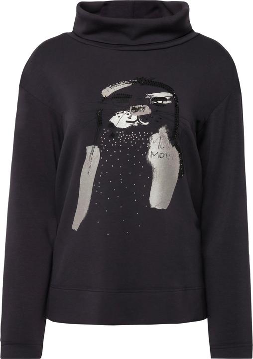 Produktbild Laurasøn Sweatshirt, Robben-Motiv, Rollkragen, Langarm (M)
