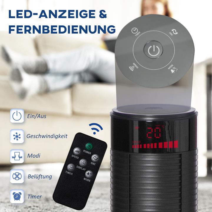 Produktbild Homcom Turmventilator mit Fernbedienung