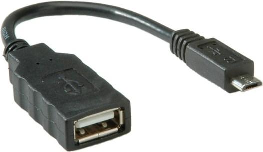 Produktbild Roline A zu Micro B (0.15 m, USB 2.0)