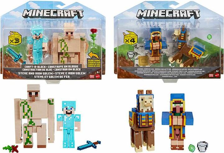 Produktbild Minecraft Core Figure 2er Pack Sortiment (Assortiert)