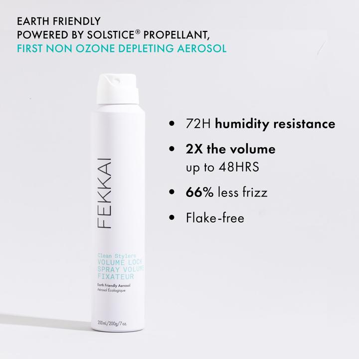 Actual product image Fekkai - Green Aerosol Volume Lock Firm Hold Hair Spray 200 ML (200 ml)