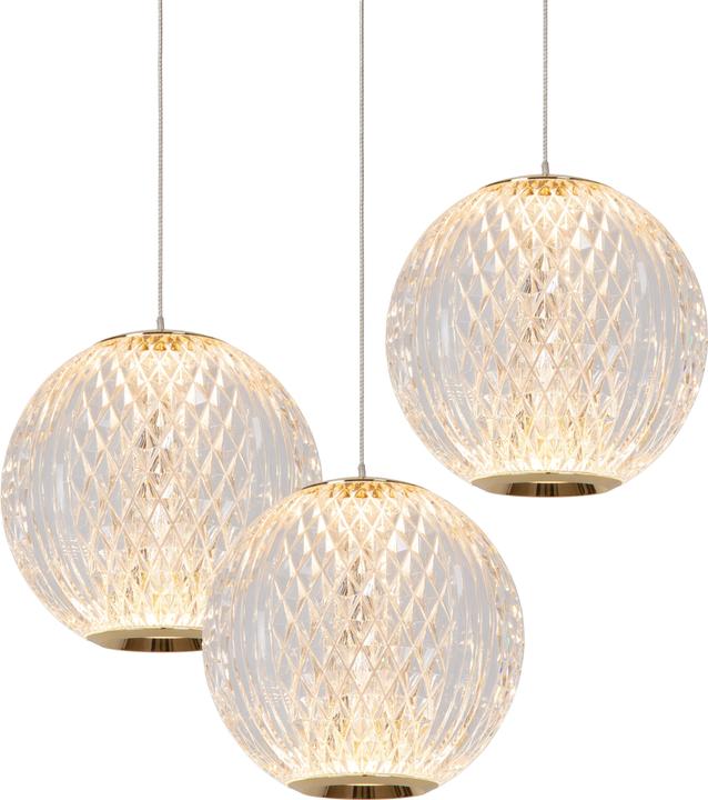 Immagine prodotto Lucide CINTRA - Pendenti - Ø 25 cm - LED - 1x12,6W 2700K - Trasparente 13499/13/60 (283 lm)