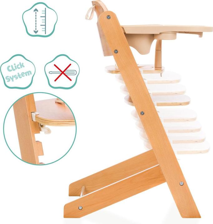 Produktbild Fillikid Hochstuhl Pia Set (Treppenhochstuhl)