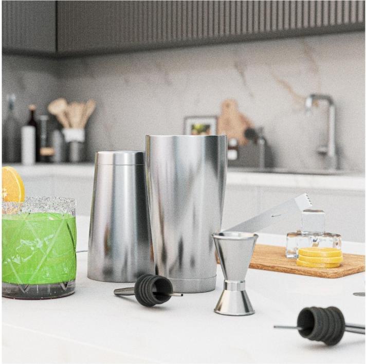 Immagine prodotto Mark Adler Shake 3.0 bar kit (Set da cocktail, Shaker da cocktail)