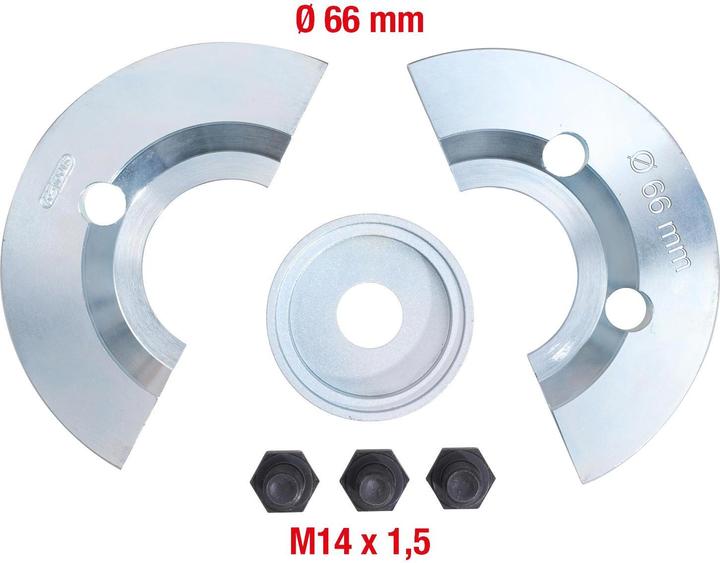 Actual product image KS Tools Half shell coupling supplement set,Ø66mm,5 pcs