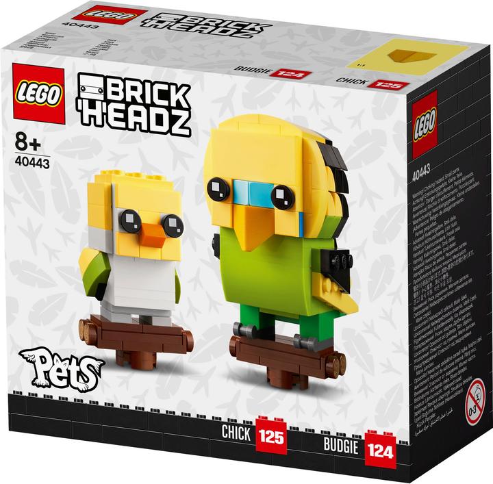 Image du produit LEGO BrickHeadz Perruche 40443 (40443, LEGO Brickheadz, LEGO difficiles à trouver)