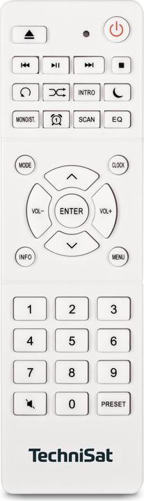 Produktbild TechniSat Grotuvas DIGITRADIO 371 CD BT (balta, DAB, FM, CD, Bluetooth) (DAB+, DAB, FM, Bluetooth)