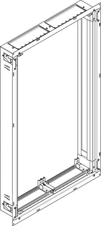 Produktbild ABN Flachverteiler UP/HW,110mm tief, IP 30,SK II, 2x6-reihig, Leer, ohne Blendrahmen UL26X