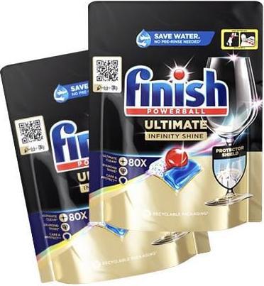 Produktbild Finish Ultimate Infinity Shine (Tabs, 80 Waschgänge)