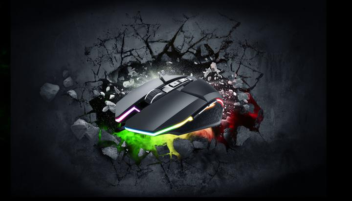 Actual product image Trust Gaming GXT 950 Idon Illuminated Gaming Mouse, wired (Cable)