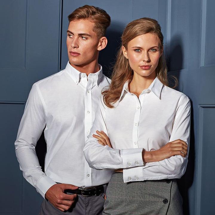 Produktbild Premier OxfordBluse Bluse Arbeitshemd langärmlig (52)