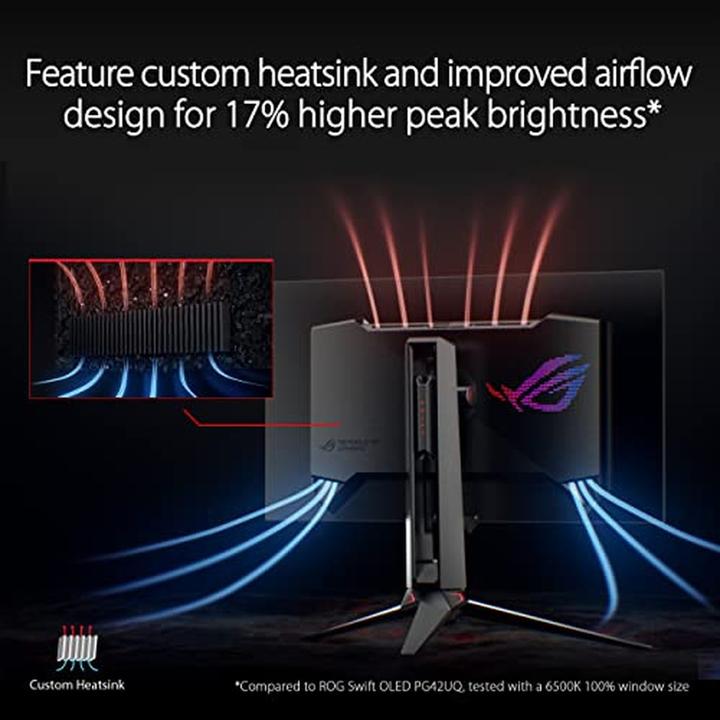 Actual product image ASUS ROG Swift PG27AQDM (2560 x 1440 pixels, 26.50")