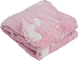 Actual product image Toi-Toys Glow N fun Glow in the Dark blanket unicorn, 130x150cm (130 x 150 cm)