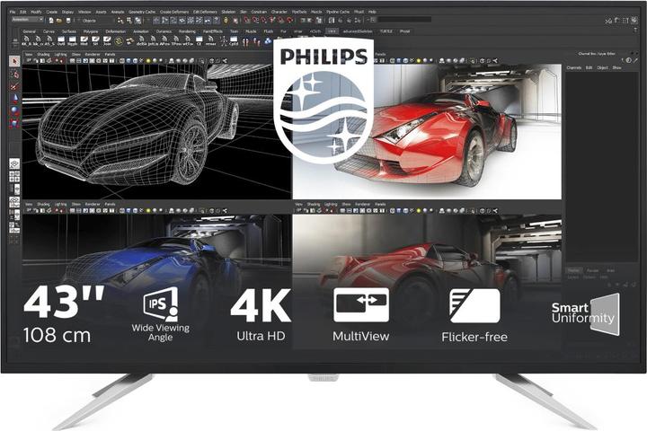 Produktbild Philips Briliance BDM4350UC (3840 x 2160 Pixel, 43")