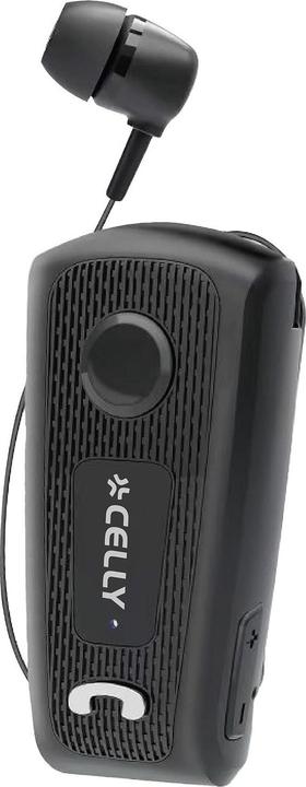 Immagine prodotto Celly - BHCLIPBK Wireless Retractable Mono Headset (NC, Cablato)
